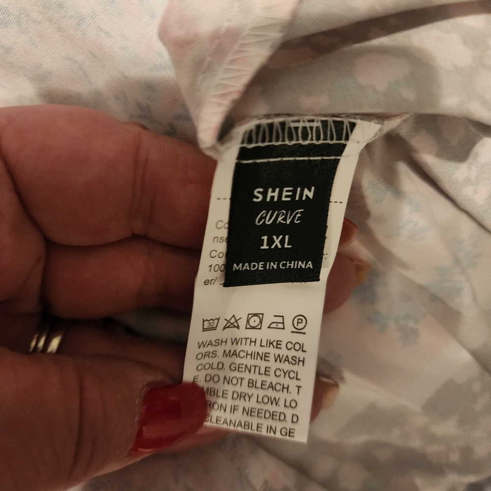 SHEIN Women's LUNE Ditsy Floral Print Sleeveless Dress NWT - Picture 11 of 13